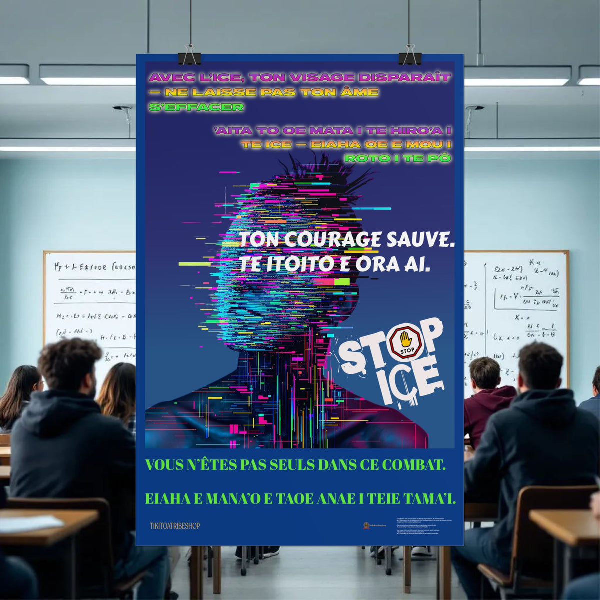 Posters Anti-ICE Polynésie – Affiches de Sensibilisation Contre la Drogue “Paruru i te ora – Brisons les chaînes de l’ICE”