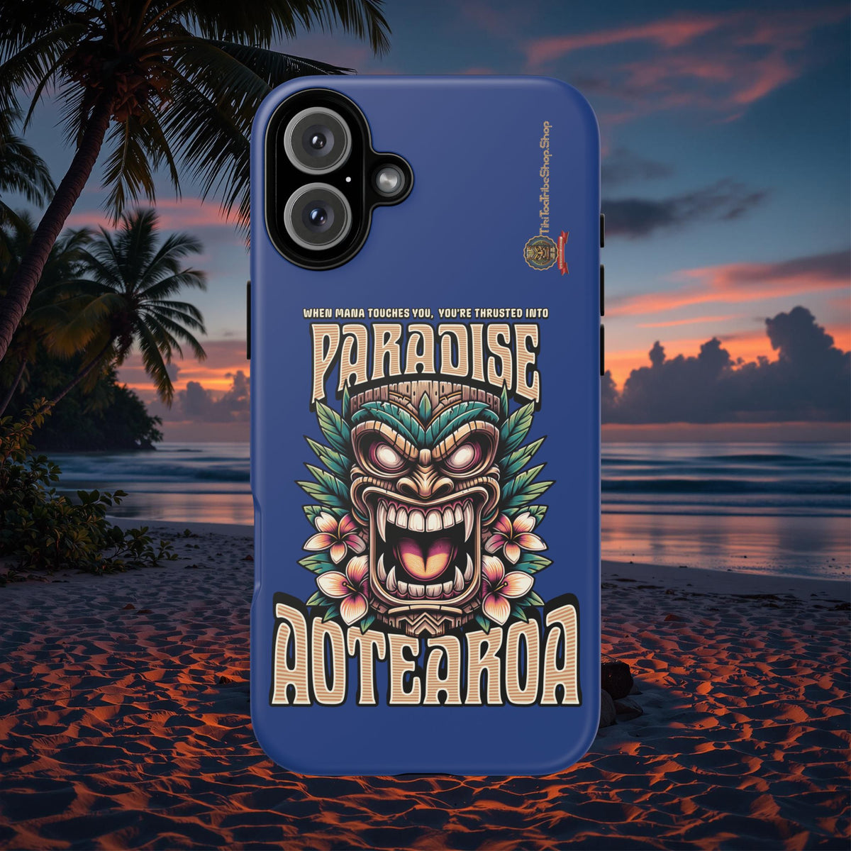 Aotearoa – Coque Antichoc Tiki Maori & Mana Ancestral