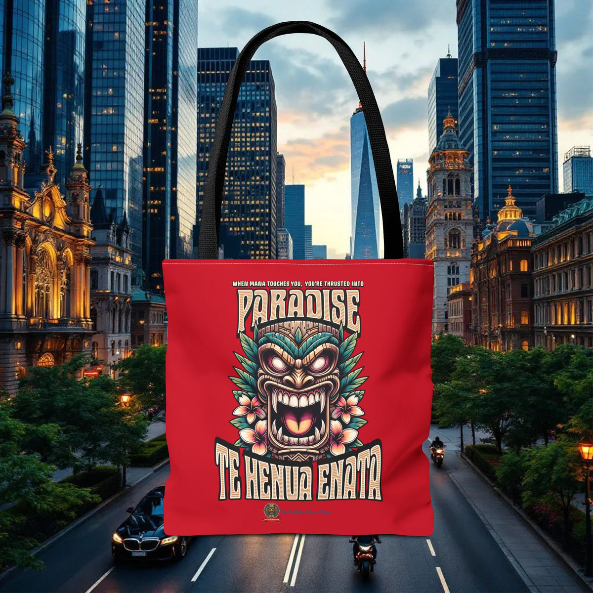 TE HENUA ENATA PARADISE Tote Bag