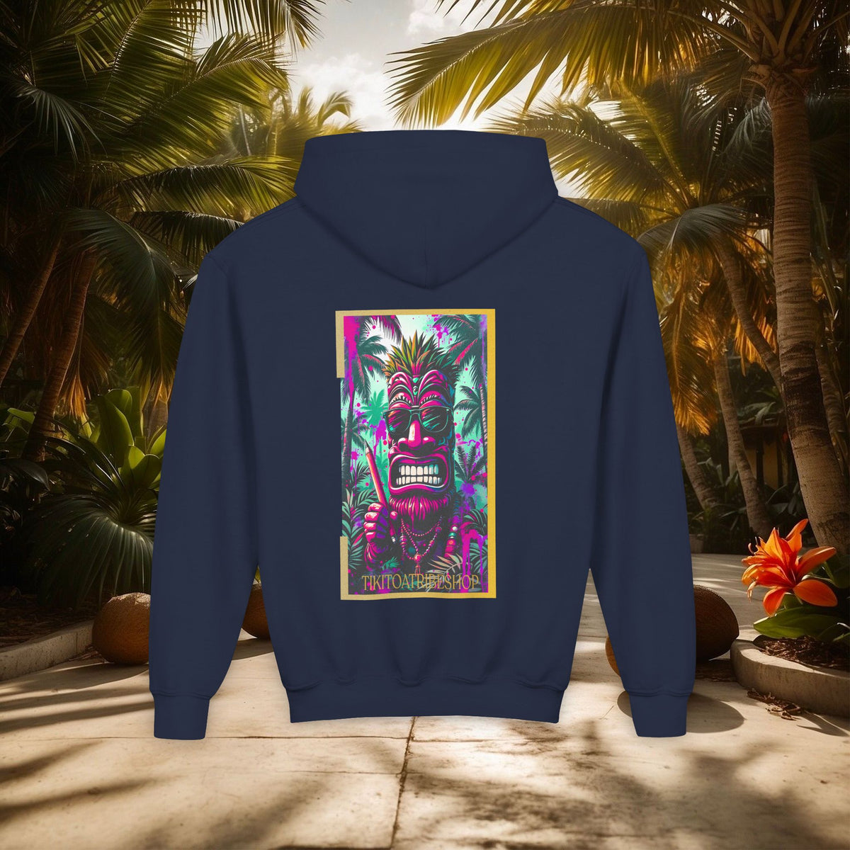 THE TIKI SPIRIT - Thick hooded sweatshirt for youth