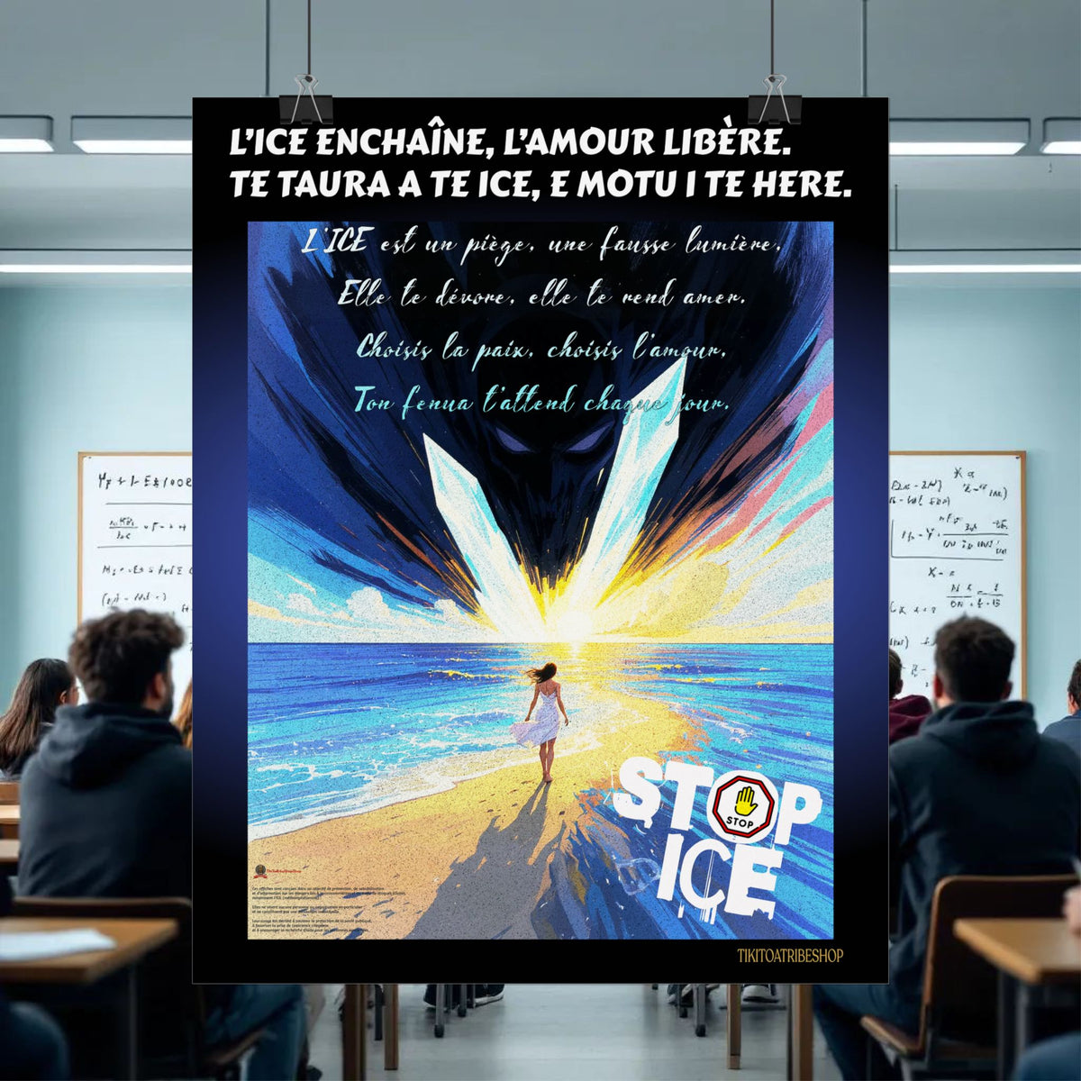 Posters Anti-ICE Polynésie – Affiches de Sensibilisation Contre la Drogue “Paruru i te ora – Brisons les chaînes de l’ICE”
