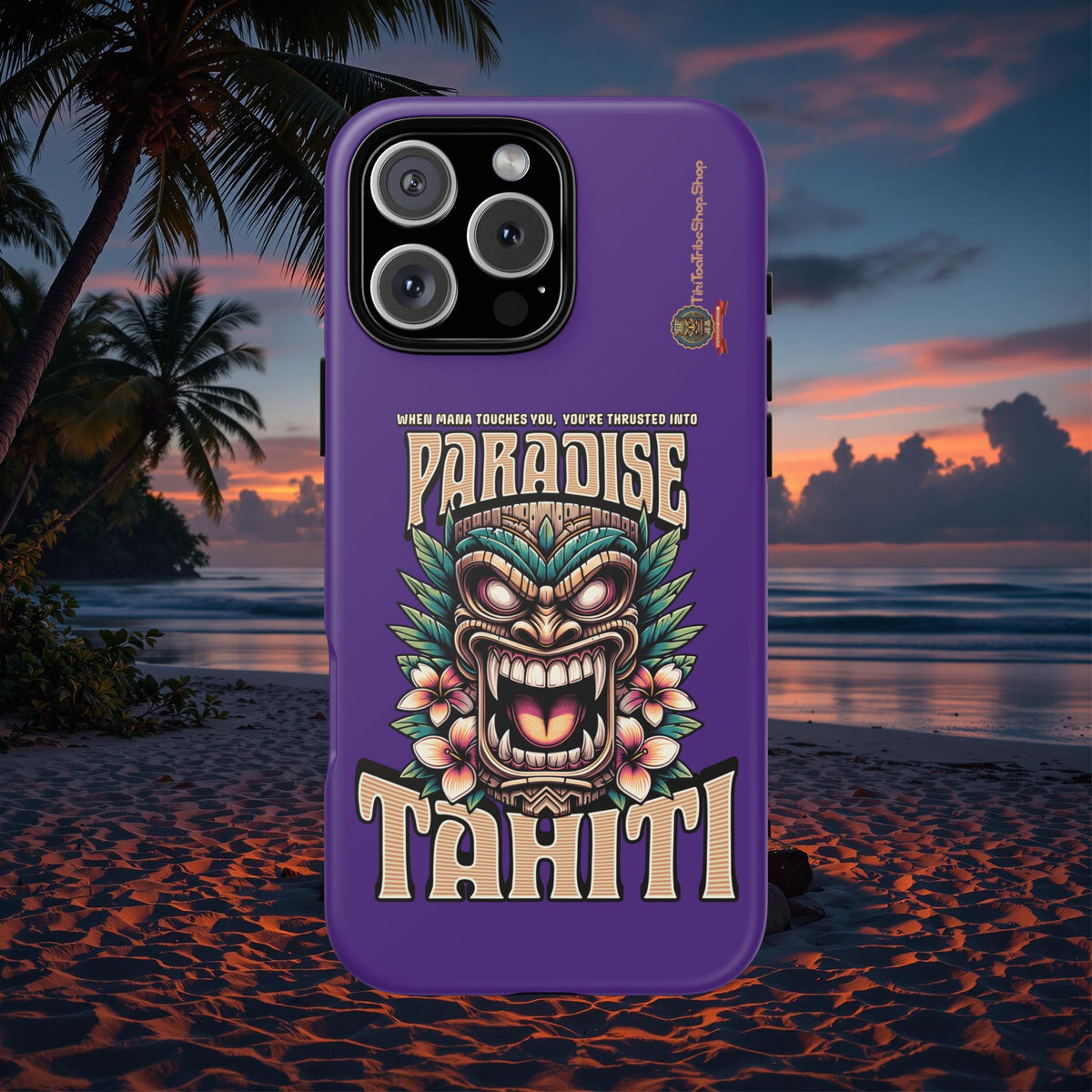 Tahiti – Coque Antichoc Premium Tiki Royal