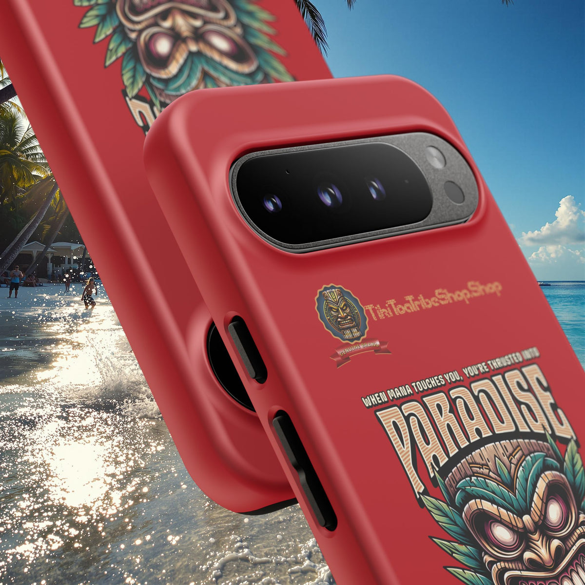 Tahiti – Coque Antichoc Premium Tiki Royal