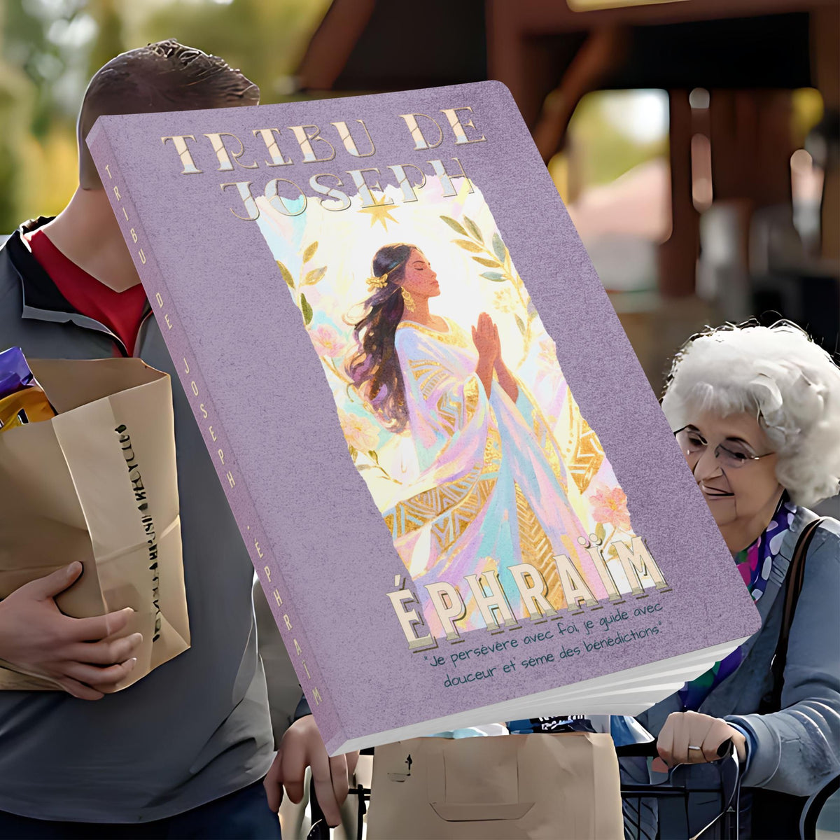 Journal de Prière & Réflexion Spirituelle – Fille d’Éphraïm | Cahier Inspirant LDS pour Femmes | Journal Biblique & Développement Spirituel (200 pages)