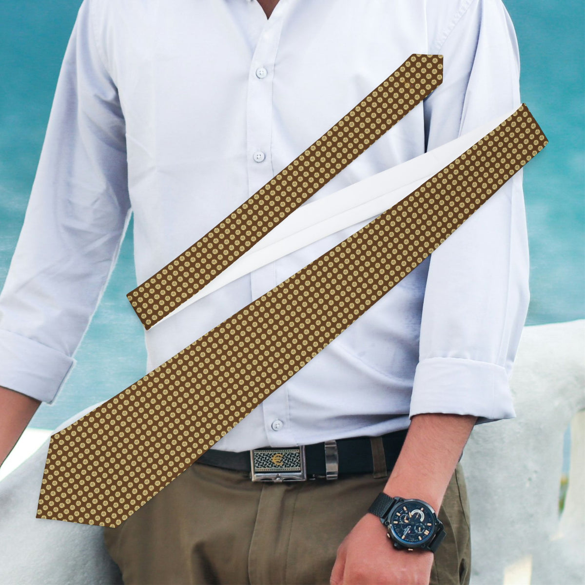 Moroni Classic Polka Dot Inspired Tie