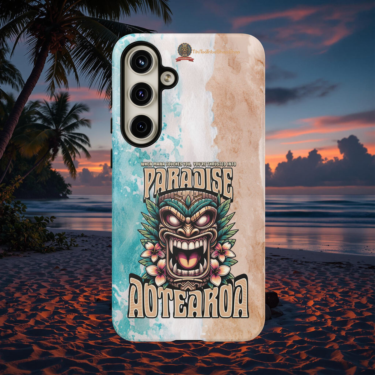 Aotearoa – Coque Antichoc Tiki Maori & Mana Ancestral