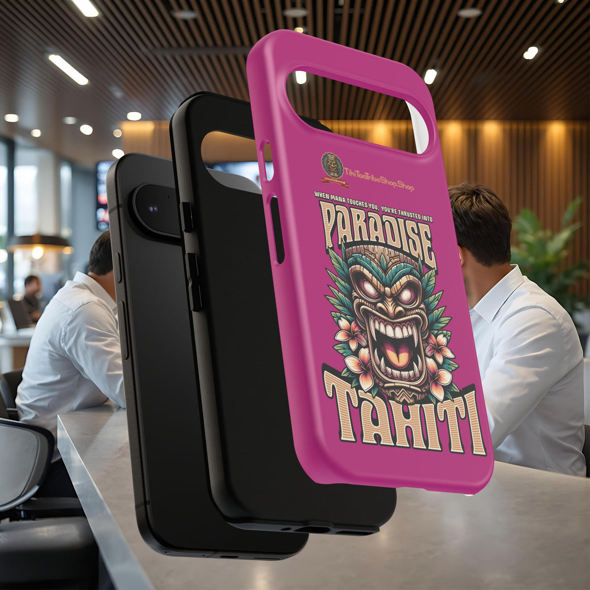 Tahiti – Coque Antichoc Premium Tiki Royal