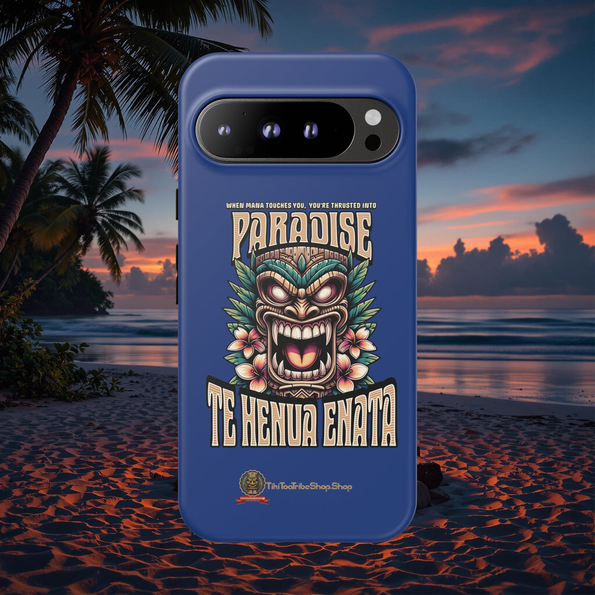 Te Henua Enata – Coque Antichoc Tiki Ancestral & Puissant
