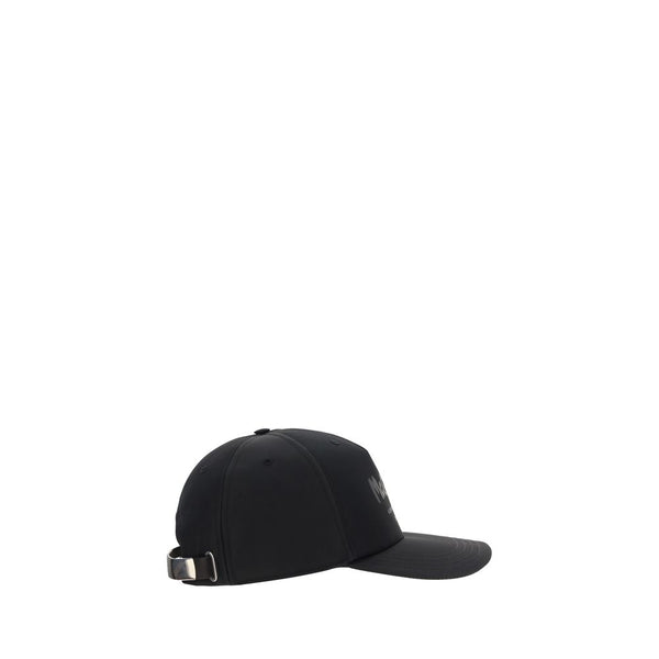 ALEXANDER MCQUEEN Casquette de baseball en polyester, noire
