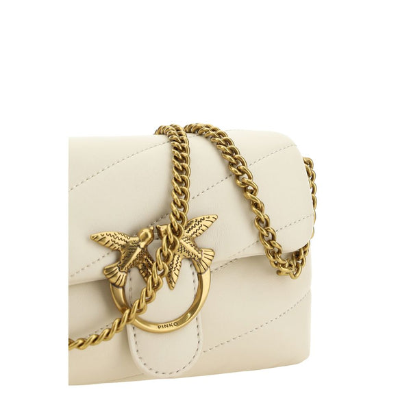PINKO Love Baby Calfskin Shoulder Bag