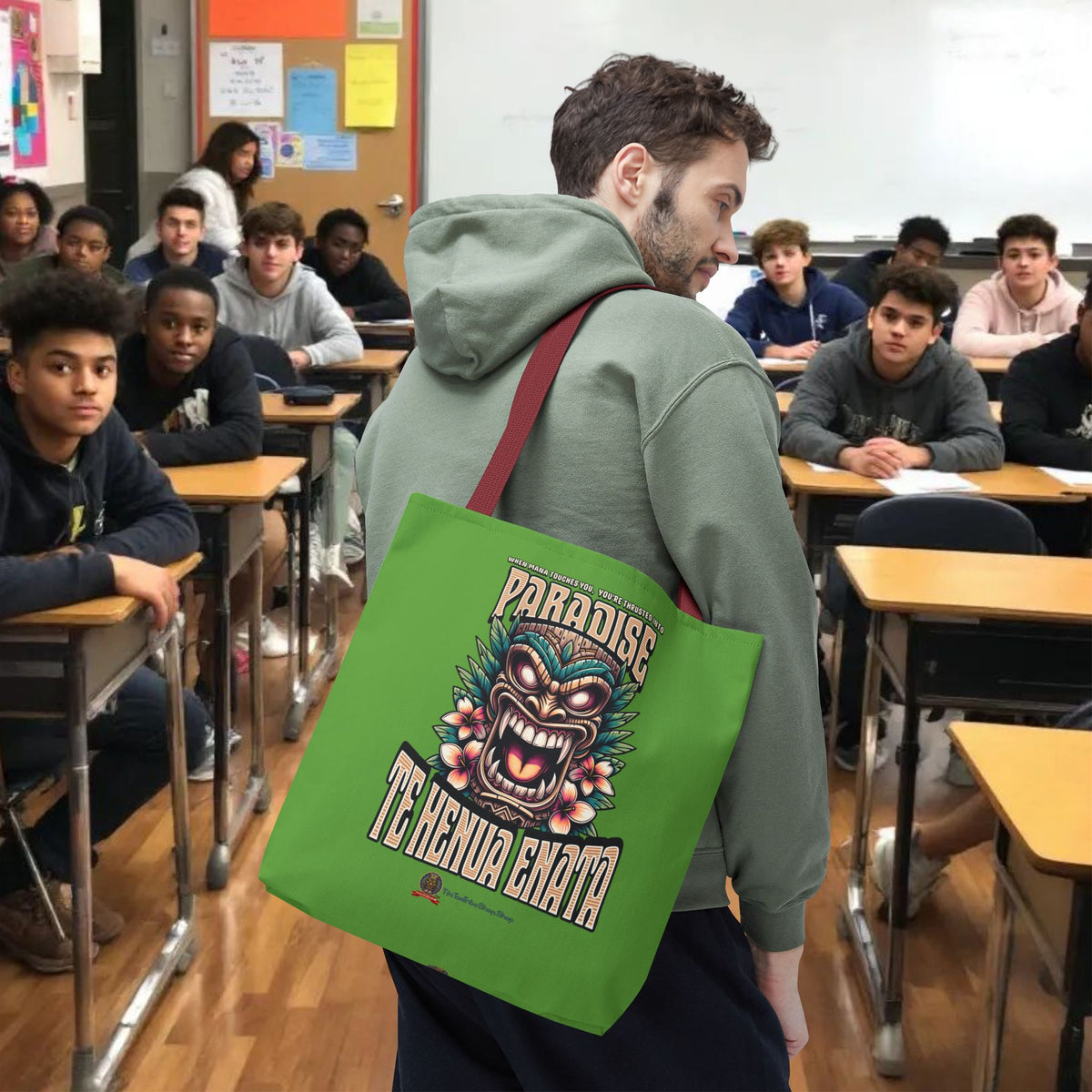 TE HENUA ENATA PARADISE Tote Bag