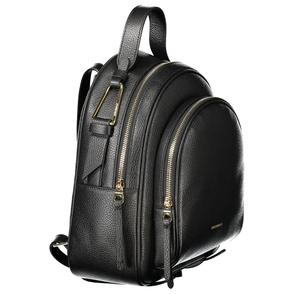 COCCINELLE Malory Backpack in Black Leather