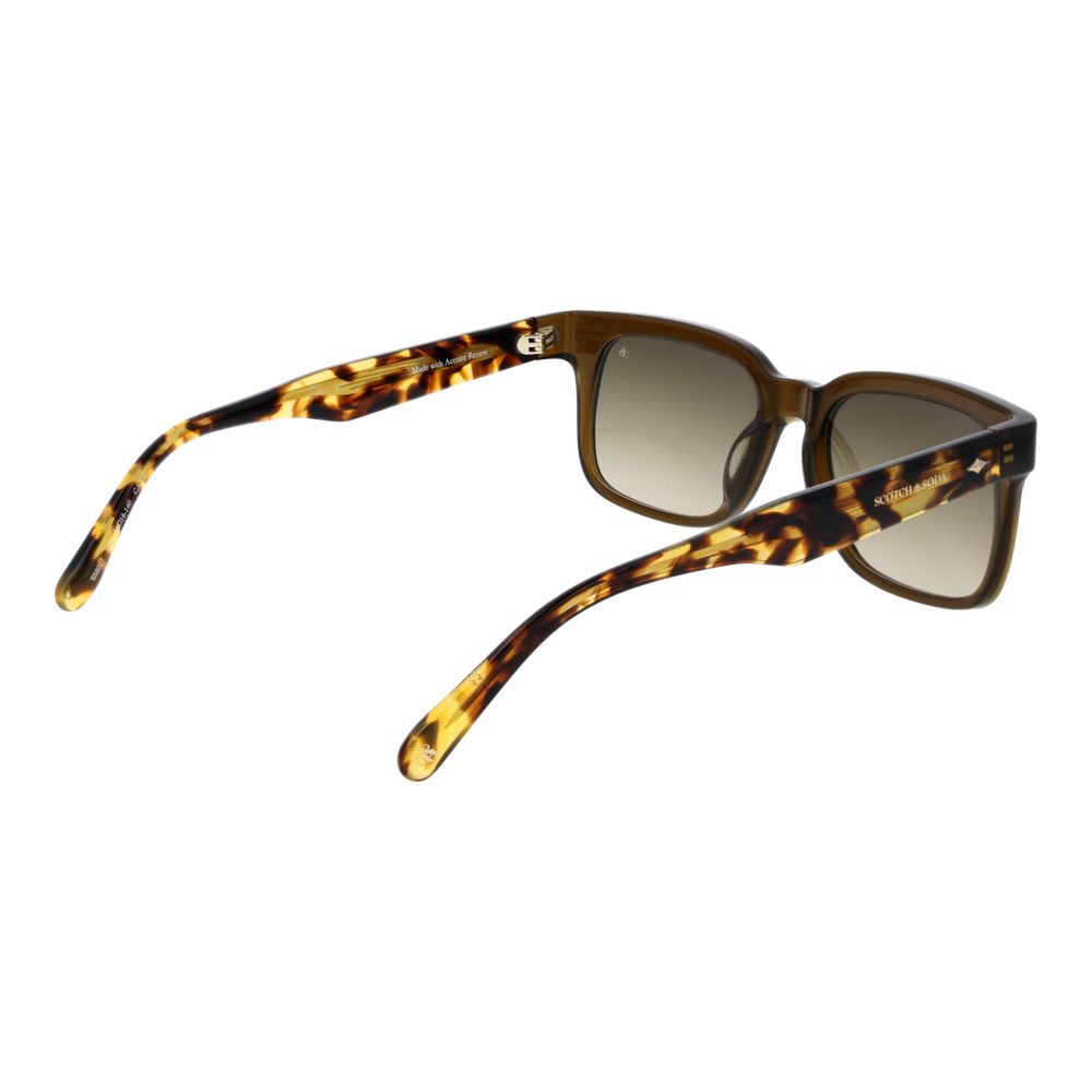 SCOTCH & SODA - Lunettes Rectangulaires Homme Monture Marron Havana