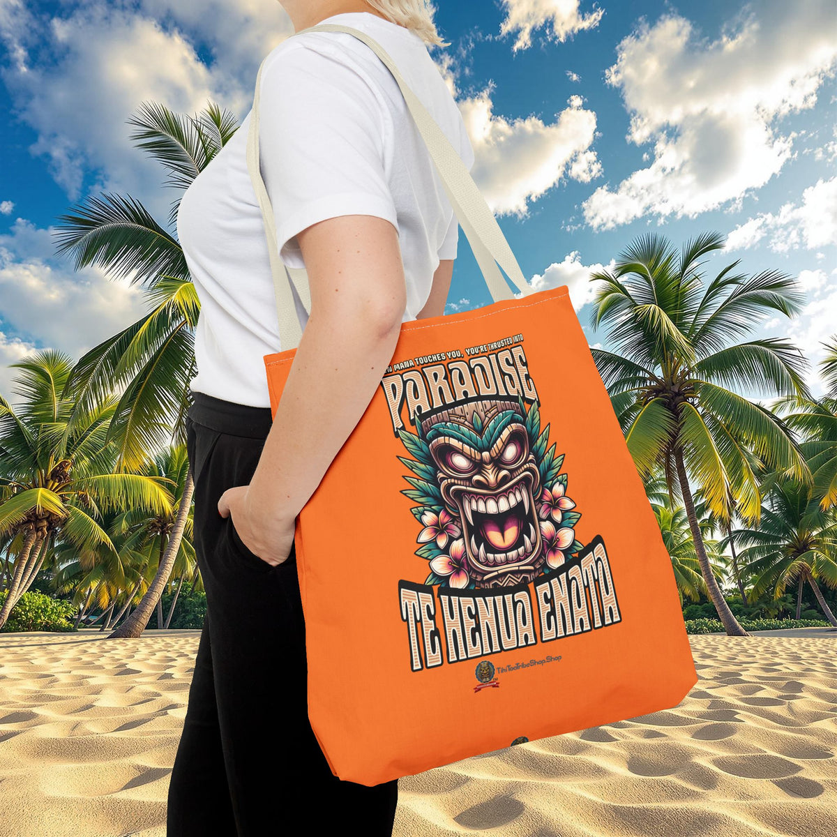 TE HENUA ENATA PARADISE Tote Bag