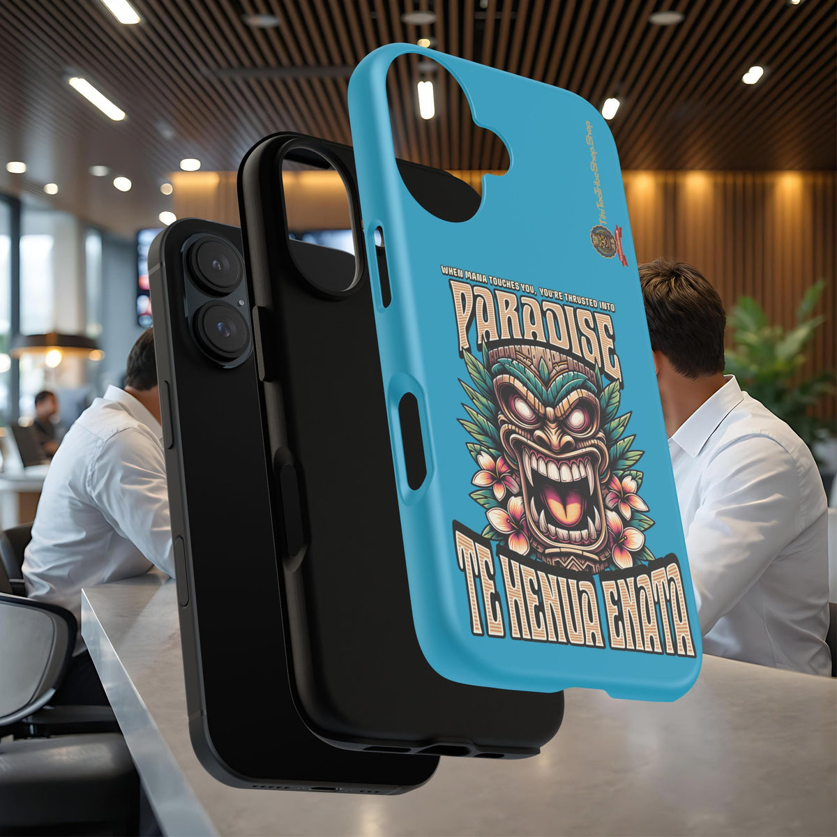 Te Henua Enata – Coque Antichoc Tiki Ancestral & Puissant