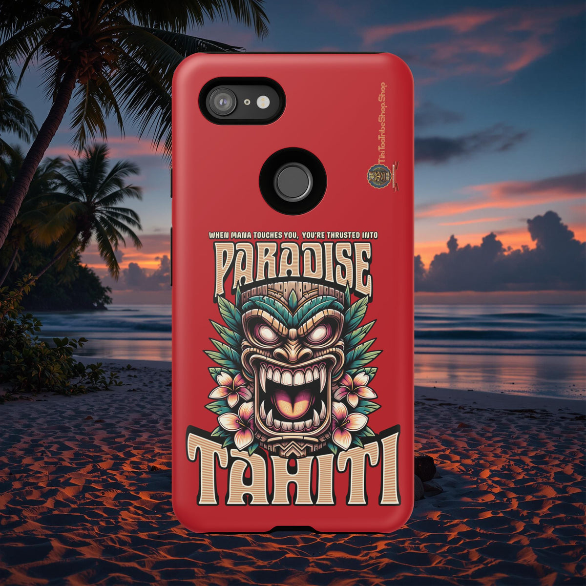 Tahiti – Coque Antichoc Premium Tiki Royal