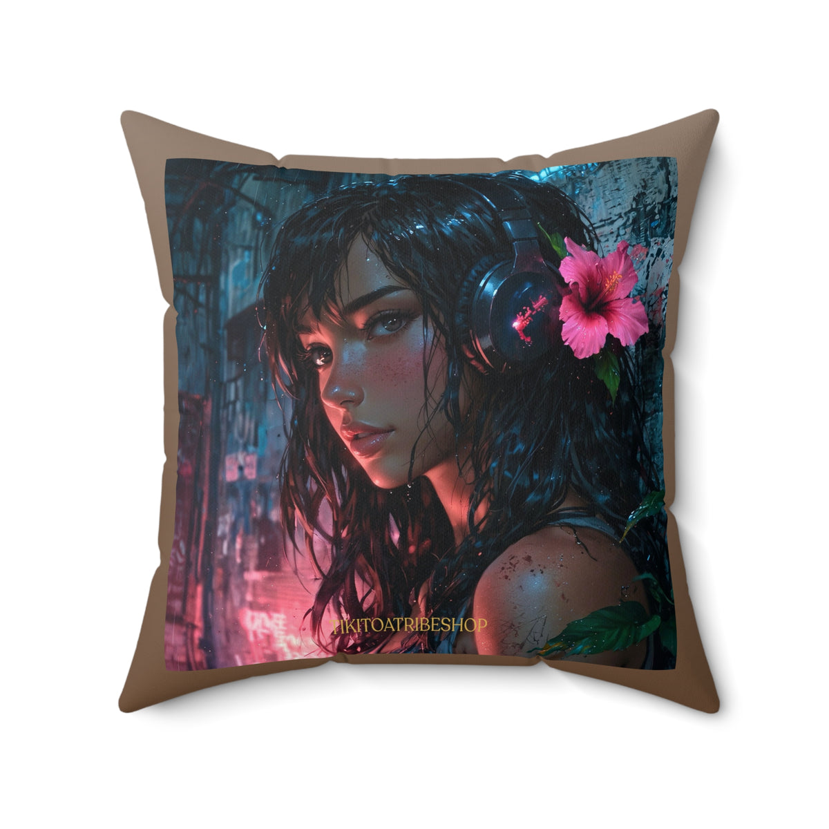 Cyberpunk Siren: Intense Gaze
