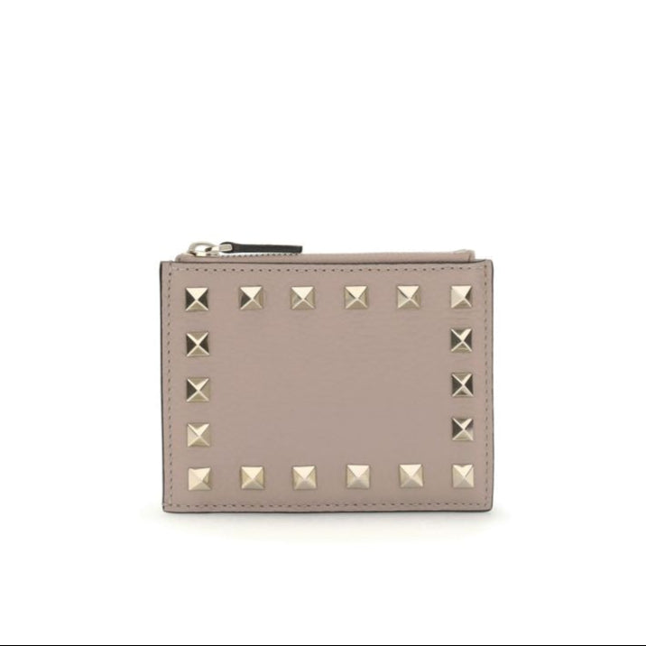 VALENTINO GARAVANI Porte-Cartes Rockstud - Élégance et Style