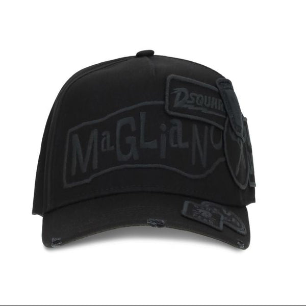 DSQUARED² CASQUETTE DE BASEBALL LOGO NOIRE