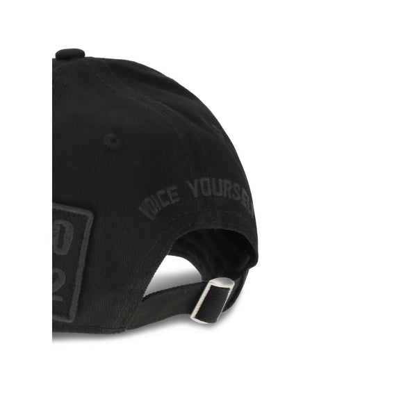 DSQUARED² CASQUETTE DE BASEBALL LOGO NOIRE