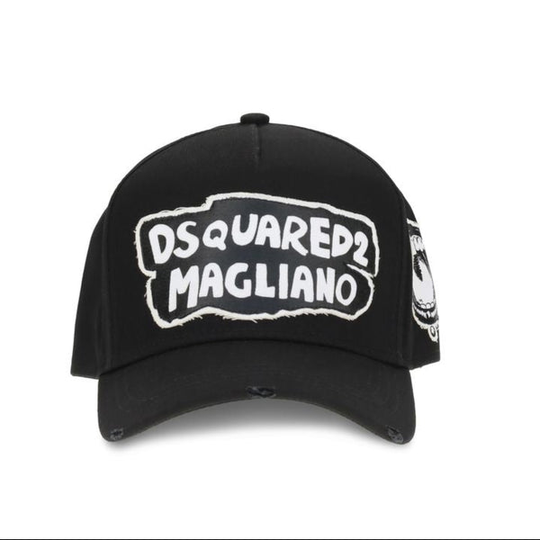 DSQUARED2 X MAGLIANO Casquette Baseball Unisexe Noire