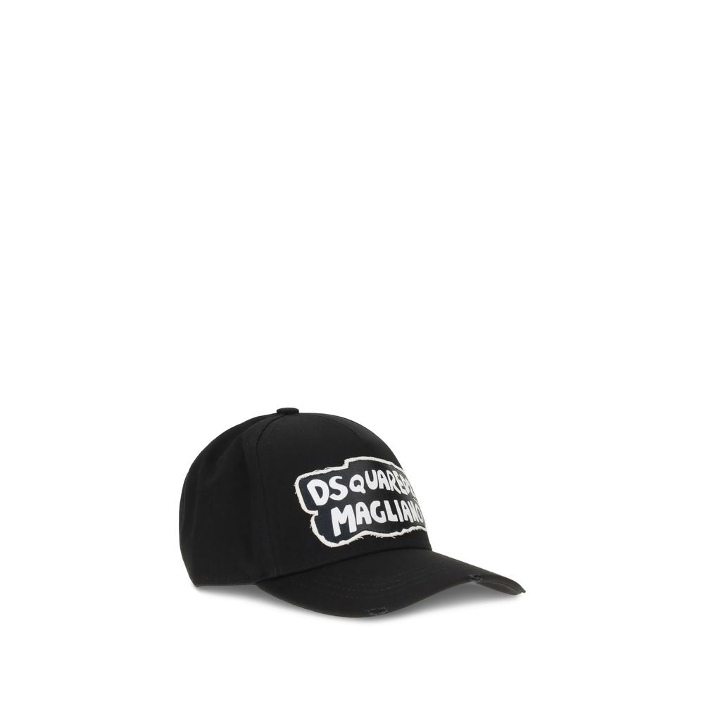 DSQUARED2 X MAGLIANO Casquette Baseball Unisexe Noire