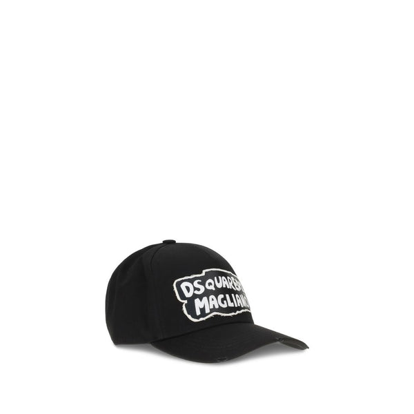DSQUARED2 X MAGLIANO Casquette Baseball Unisexe Noire