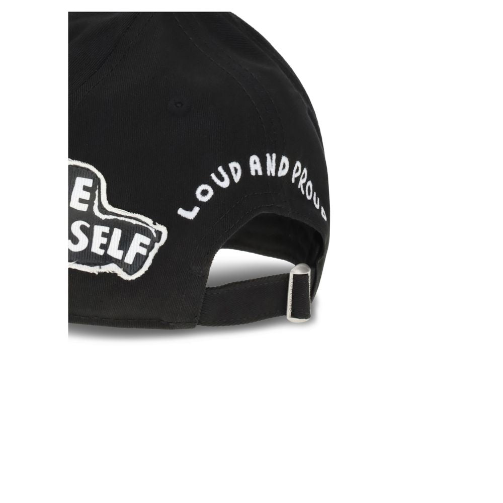 DSQUARED2 X MAGLIANO Casquette Baseball Unisexe Noire