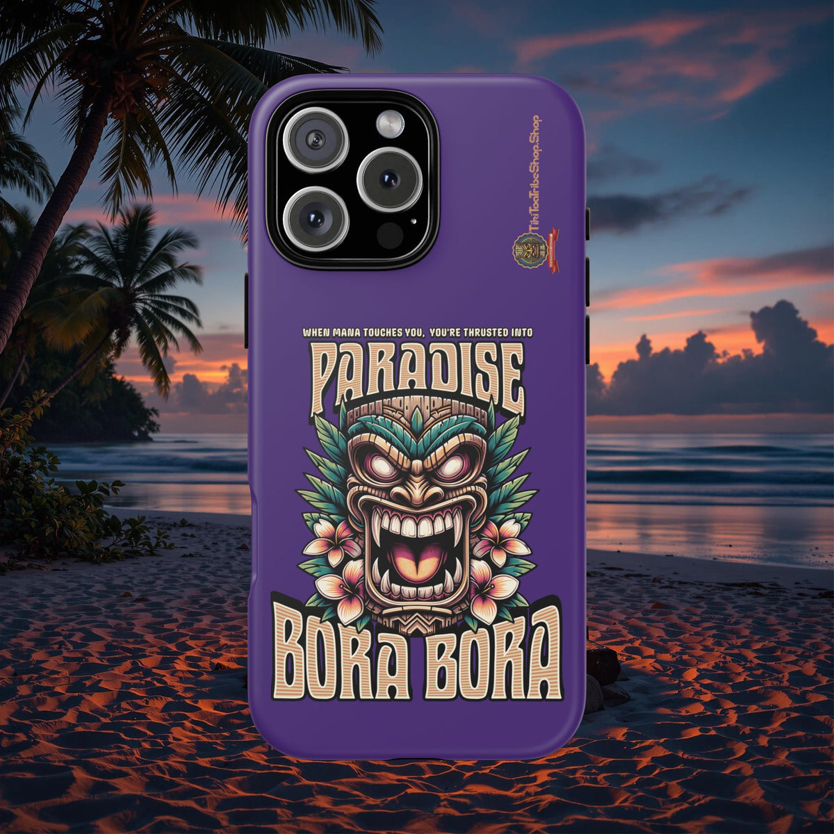 Bora Bora – Coque Antichoc Premium Tiki Élégance