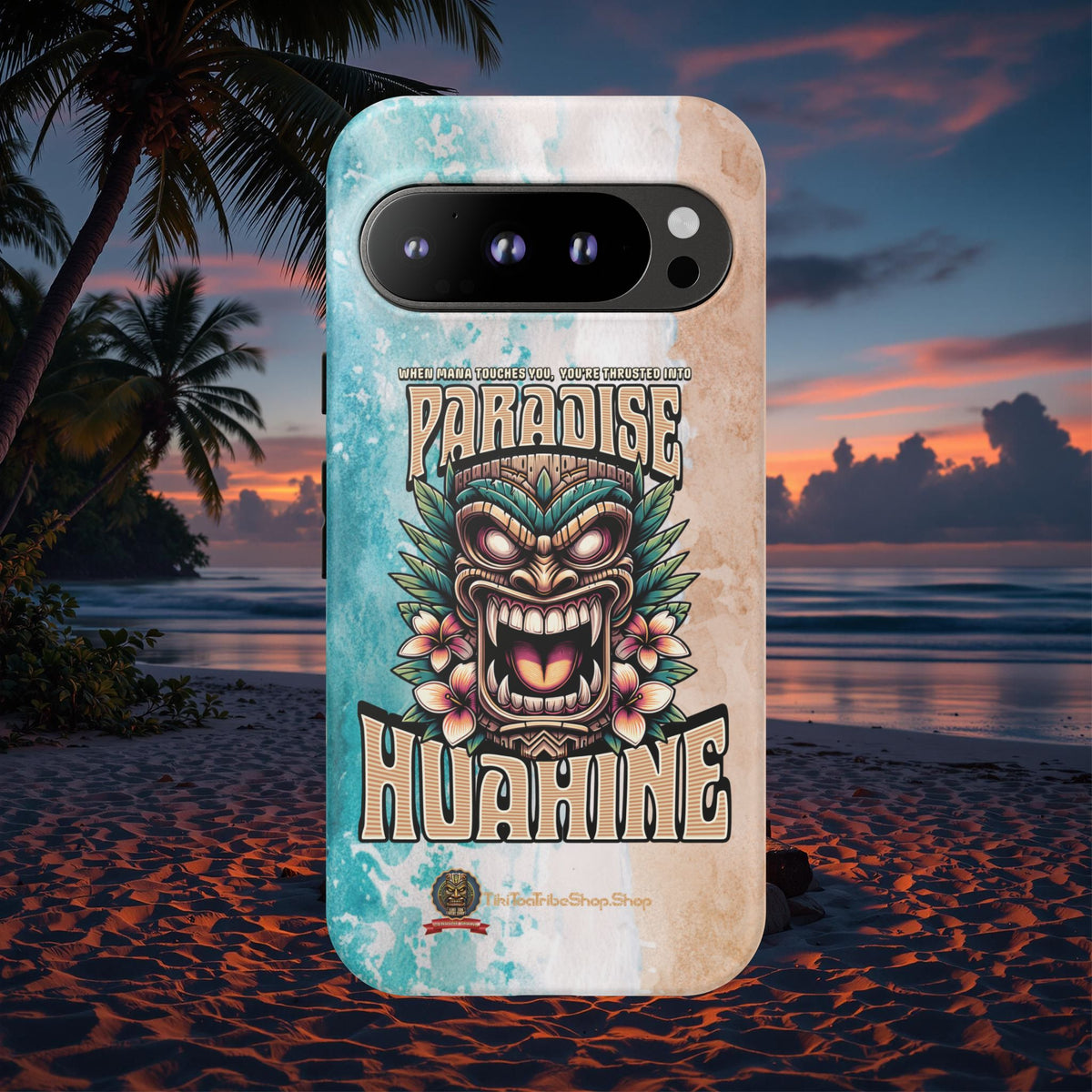 Huahine – Coque Antichoc Premium Tiki Fenua