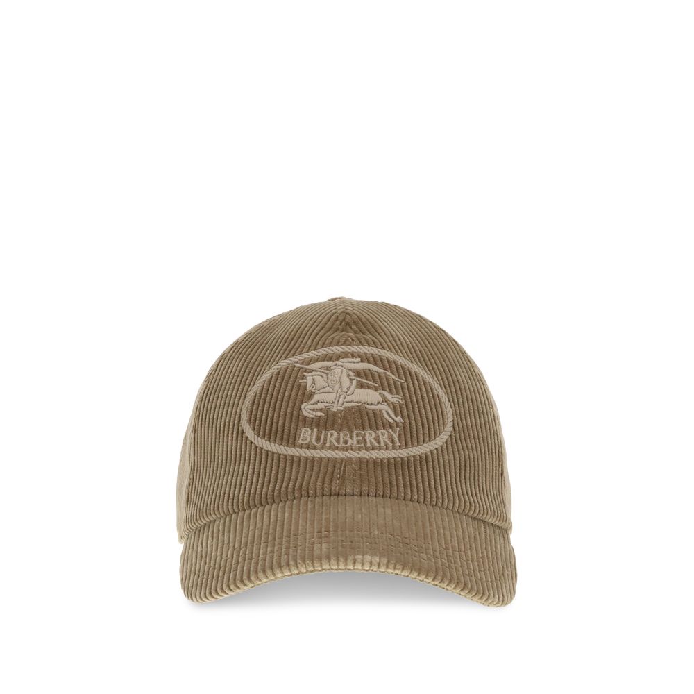 BURBERRY Casquette Baseball en Corduroy - L'Élégance Décontractée