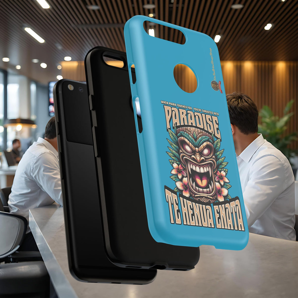 Te Henua Enata – Coque Antichoc Tiki Ancestral & Puissant