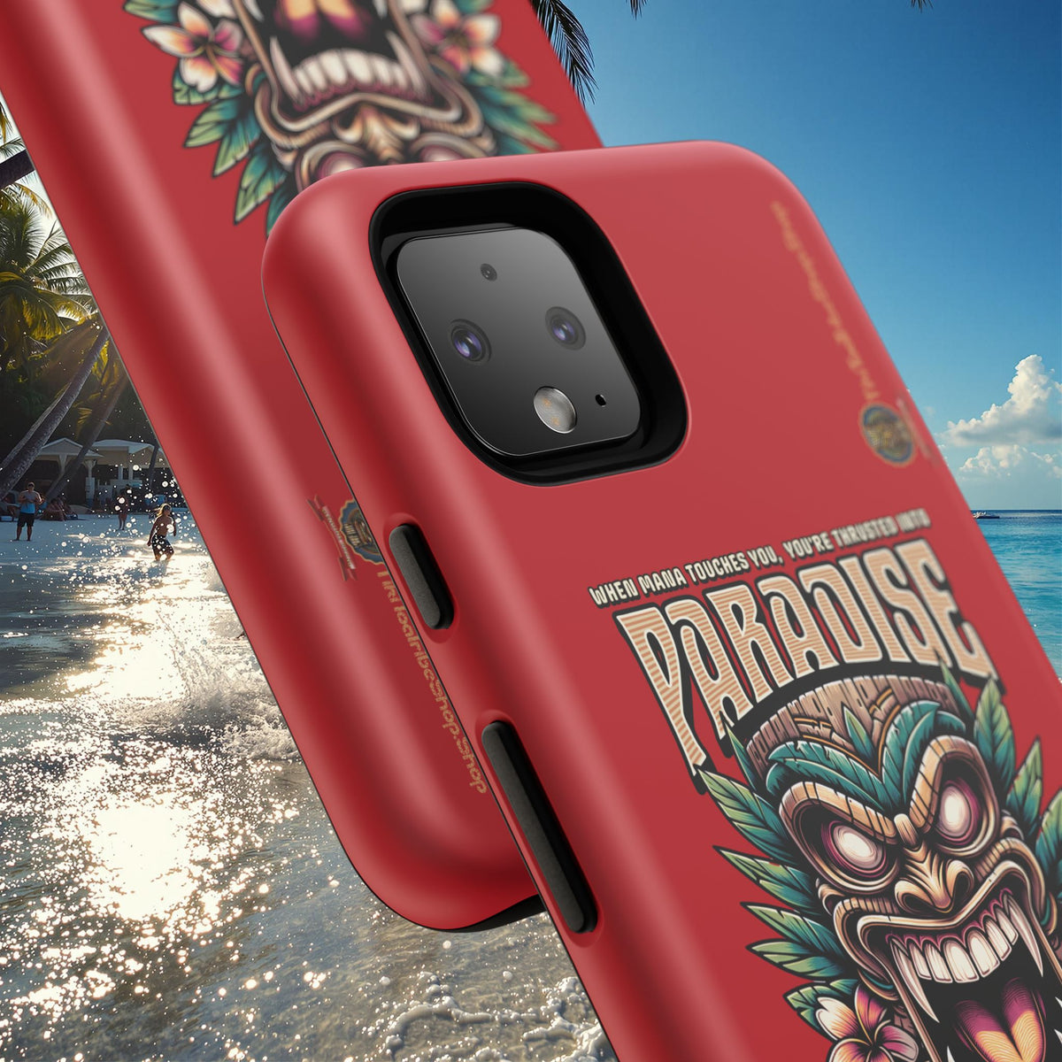 Tahiti – Coque Antichoc Premium Tiki Royal