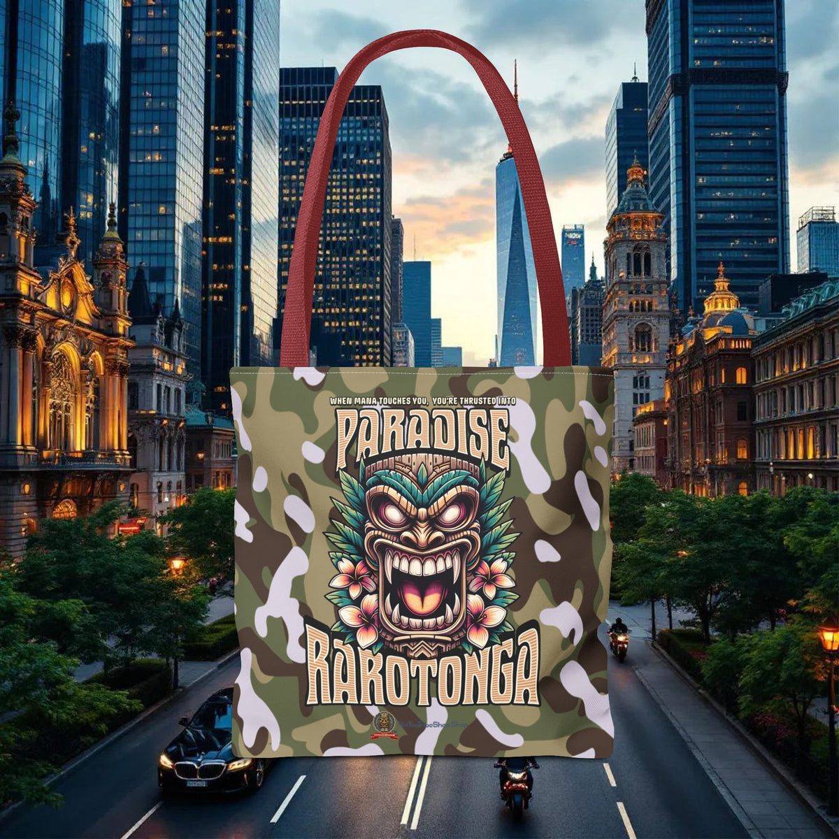 Tote Bag - 'Paradise Rarotonga'