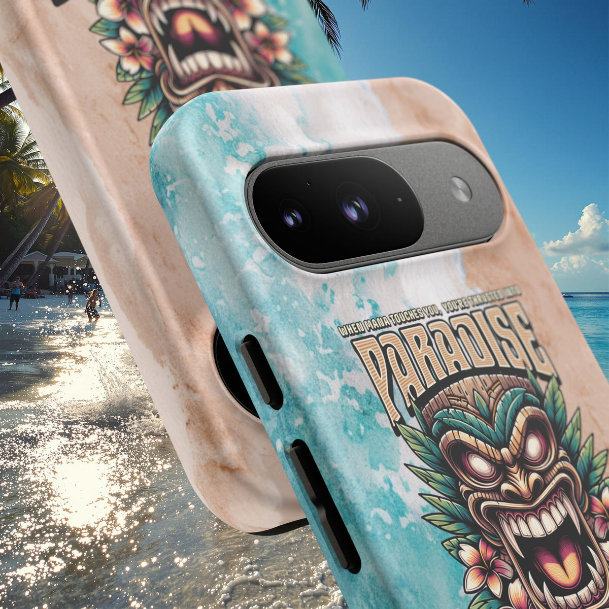 Tahiti – Coque Antichoc Premium Tiki Royal