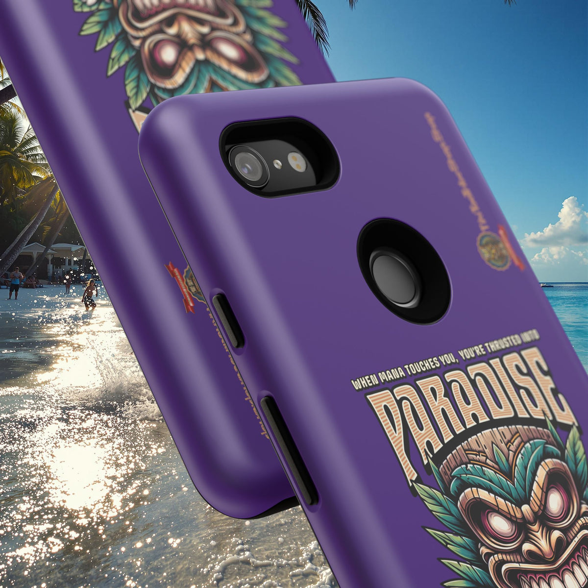 Tahiti – Coque Antichoc Premium Tiki Royal