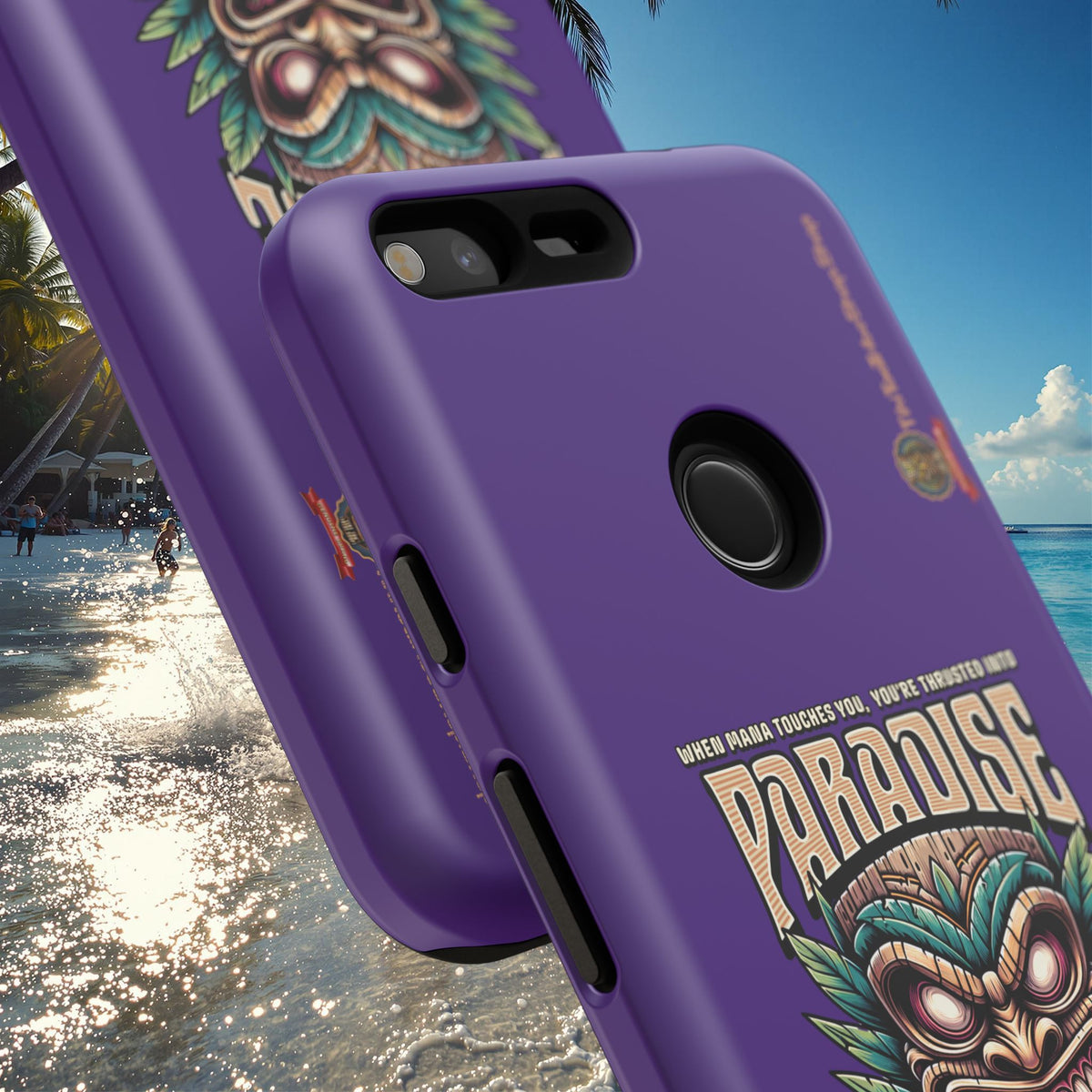 Tahiti – Coque Antichoc Premium Tiki Royal