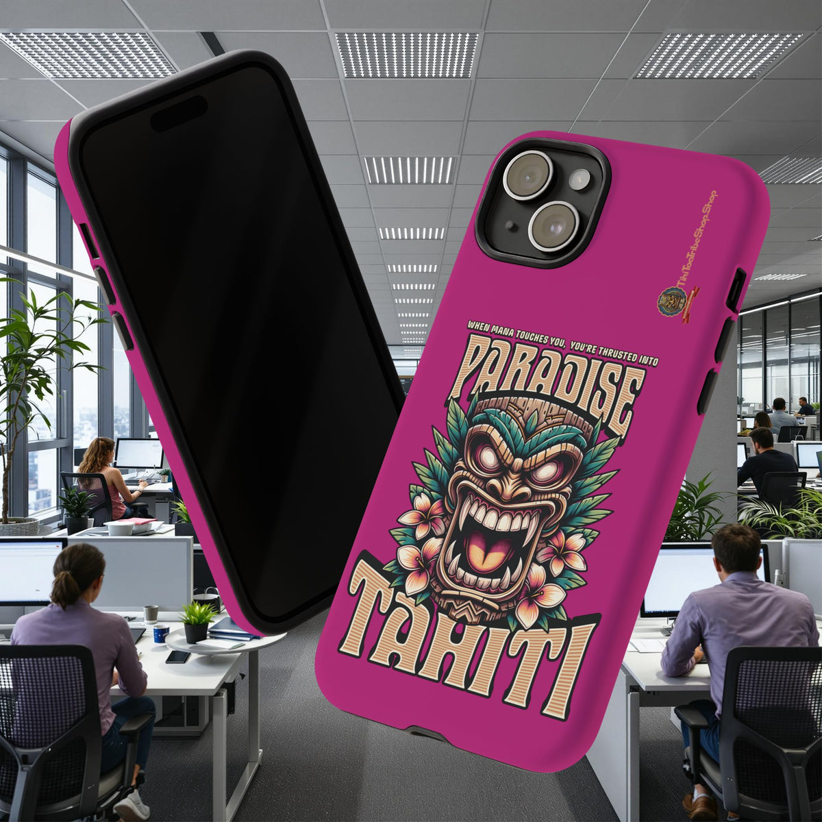 Tahiti – Coque Antichoc Premium Tiki Royal