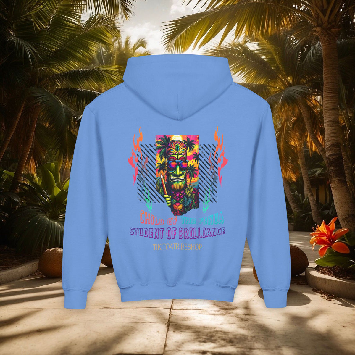 THE TIKI SPIRIT - Thick hooded sweatshirt for youth