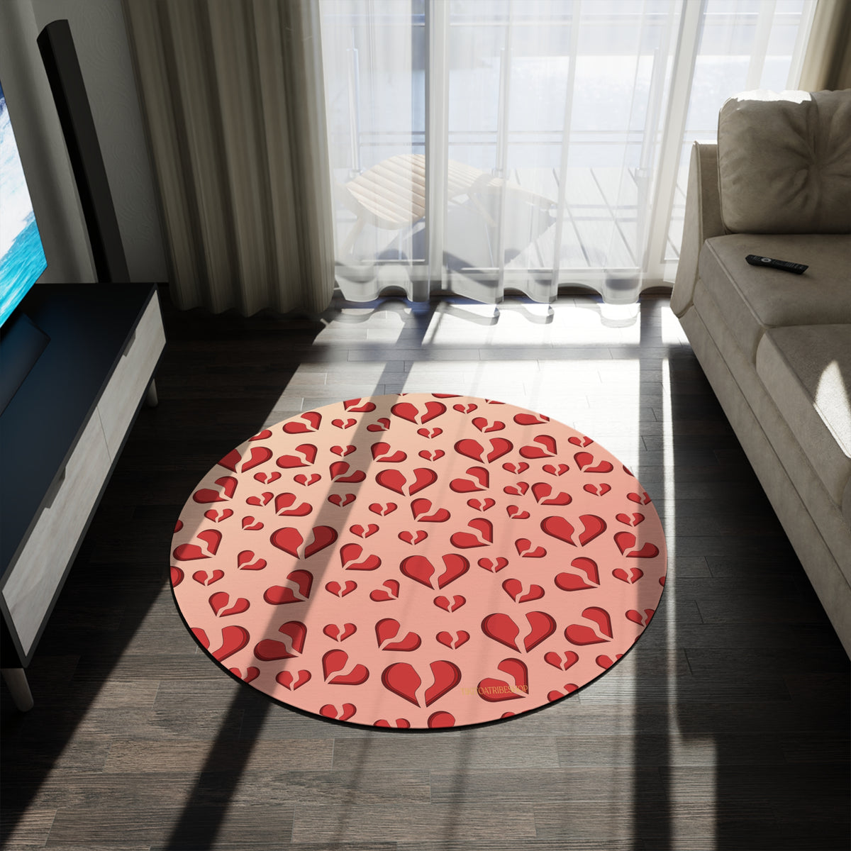 Tapis Rond, Cœurs Brisés, Âme Rebelle