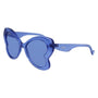 LIU JO Accessoire de Mode Femme - Lunettes de Soleil Papillon Bleues