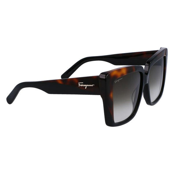 FERRAGAMO Lunettes de Soleil Noires - Design Tendance & Protection UV