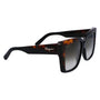 FERRAGAMO Lunettes de Soleil Noires - Design Tendance & Protection UV