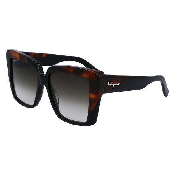 FERRAGAMO Lunettes de Soleil Noires - Design Tendance & Protection UV