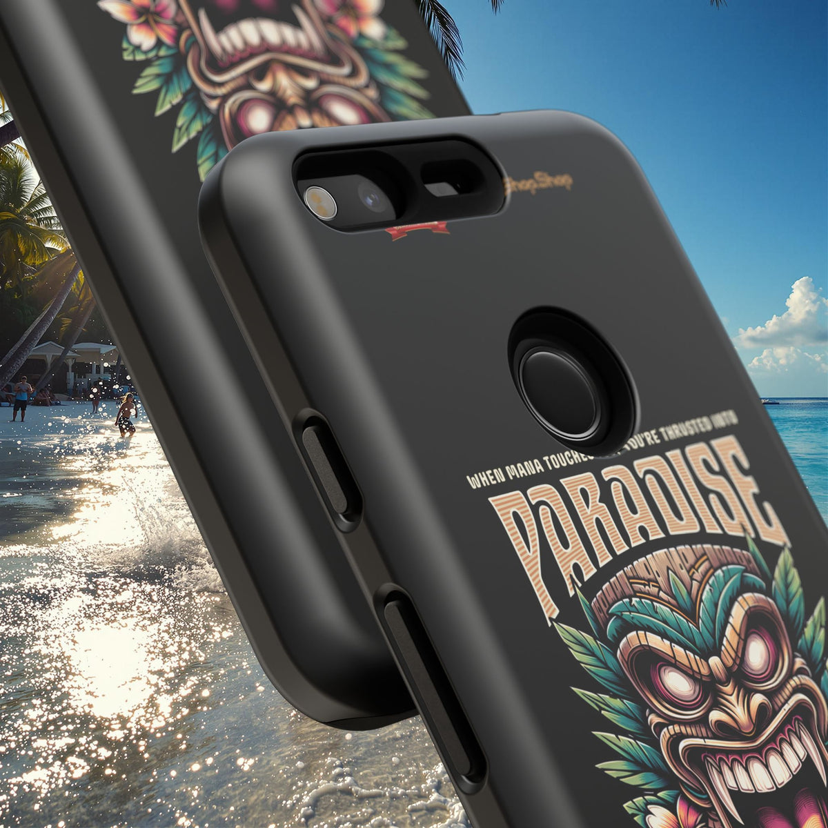 Tahiti – Coque Antichoc Premium Tiki Royal