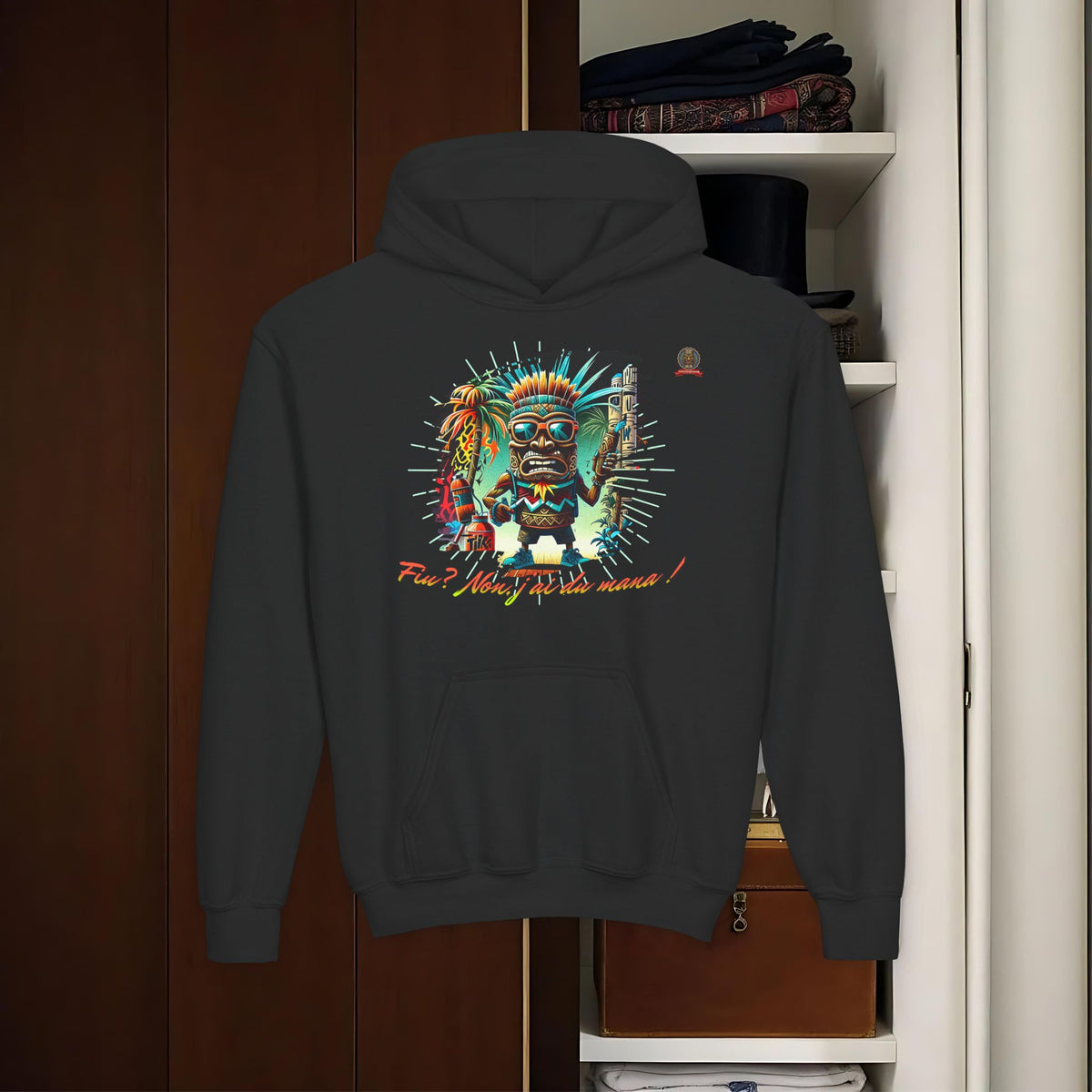 THE TIKI SPIRIT - Thick hooded sweatshirt for youth