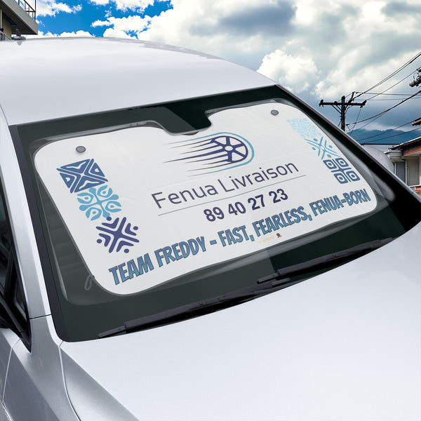 Fenua Sun Shade Delivery "Team Freddy — Fast, Fearless, Fenua-born"