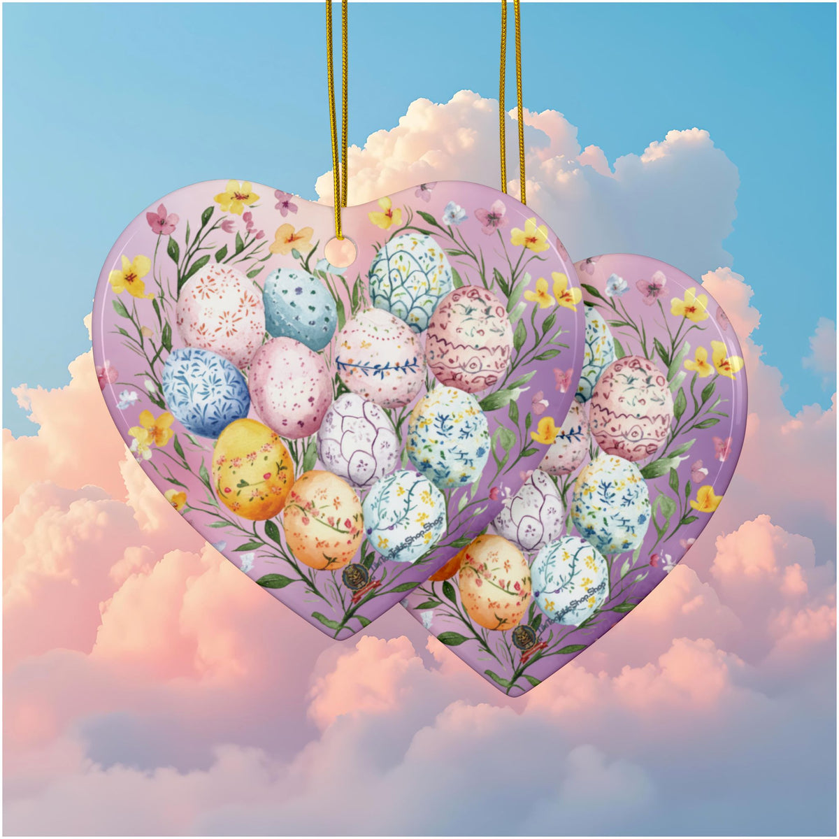 Ornements de Pâques en Céramique