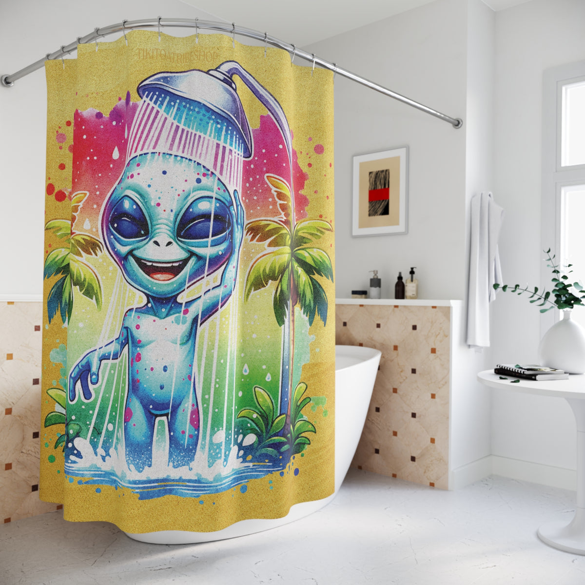 Rideau de Douche Tiki Toa