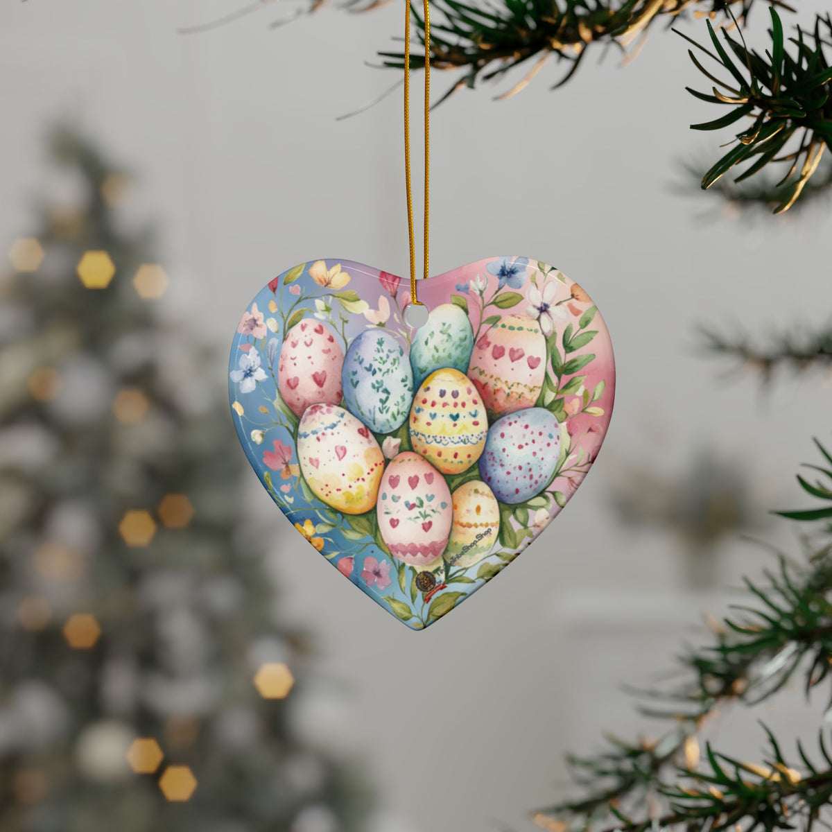 Ornements de Pâques en Céramique